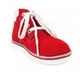 Zapatos Casuales Pocholin Nobuck Botín Niña Rojo